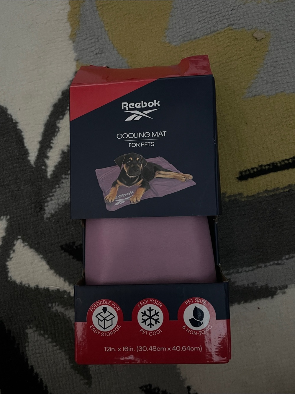 Reebok Cooling Pet Mat - light purple